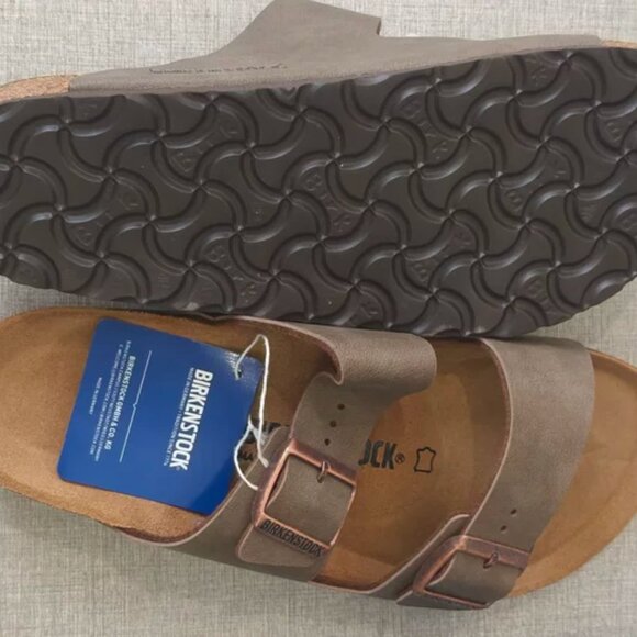 Birkenstock Arizona Brown Suede Sandals - Picture 2 of 4